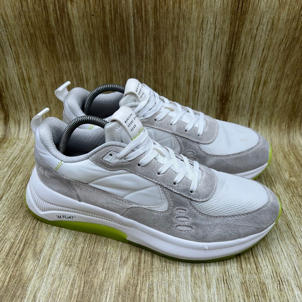 Municipal Origin Sneakers Men's Size 8.5 White Slime M-Float MUFTW100-100-231